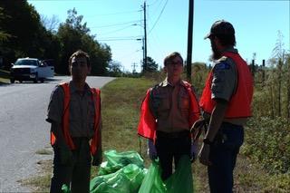 Boys Scouts Cleanup Oct 2020 Image 4